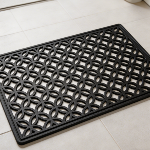 2-Piece Coir Door Mat Set, Sun Print