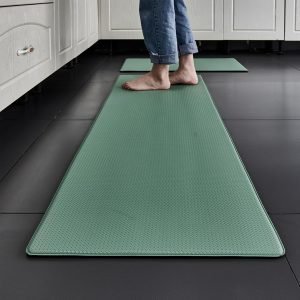 Bedside Non Slip Fall Mat Elderly,Thickened Prevention Pad with Beveled Edge,Pad Reduce Risk of Injury from Impact,for Seniors, Handicaps,Patients Green 45 * 75 * 0.8cm/17.72 * 29.53 * 0.31in