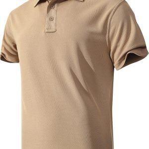 Men's Quick-Dry Active Polo Shirts Short Sleeve Performance for Golf Tennis Daily Casual Collared T-Shirt